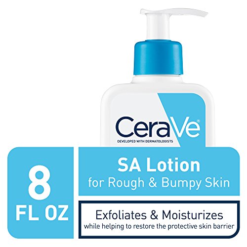 CeraVe SA Lotion for Rough & Bumpy Skin | Vitamin D, Hyaluronic Acid, Lactic Acid & Salicylic Acid Lotion | Fragrance Free & Allergy Tested | 19 Ounce