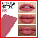 Maybelline New York Super Stay Matte Ink Liquid Lipstick Makeup, Long Lasting High Impact Color, Up to 16H Wear, Exhilarator, Ruby Red, 1 Count