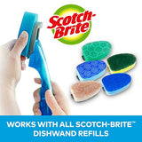 Scotch-Brite Non-Scratch Dishwand, Scrubber for Cleaning Kitchen, Bathroom, and Household, Non-Scratch Dish Scrubber Safe for Non-Stick Cookware, 1 Dishwand