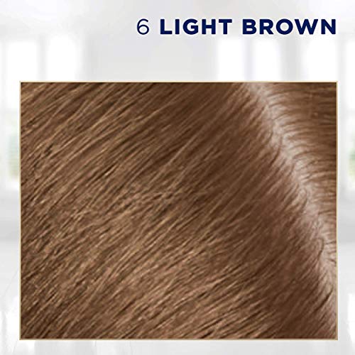 Clairol Root Touch-Up by Nice'n Easy Permanent Hair Dye, 6 Light Brown Hair Color, Pack of 2