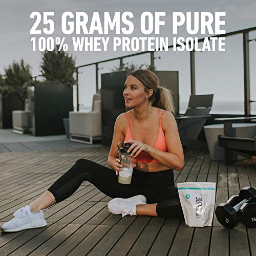 Isopure Protein Powder, Whey Protein Isolate Powder, 25g Protein, Low Carb & Keto Friendly, Naturally Sweetened & Flavored, Flavor Chocolate, 14 Servings, 1 Pound