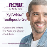 NOW Solutions, Xyliwhiteâ„¢ Toothpaste Gel, Refreshmint, Cleanses and Whitens, Fresh Taste, 6.4-Ounce