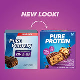 Pure protein bars high protein nutritious snacks to support energy low sugar gluten free chocolate mint cookie 176oz 12 count packaging may vary