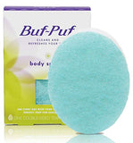 Buf-Puf Gentle Facial Sponge, Dermatologist Developed, Removes Deep Down Dirt & Makeup That Causes Breakouts and Blackheads, Reusable, Exfoliating, 1 Count