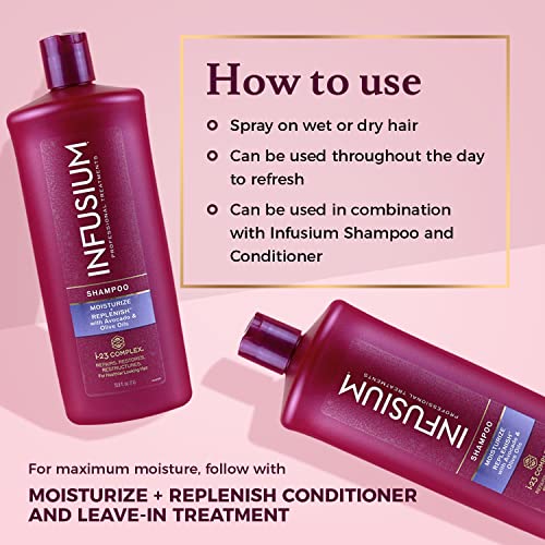 Infusium Moisturize and Replenish Professional Shampoo - 33.8oz - Avocado and Olive Oil