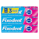 Fixodent Complete Original Denture Adhesive Cream, 2.4 Ounce (Pack of 3)