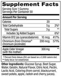 OLLY Metabolism Gummy Rings, Apple Cider Vinegar, Vitamin B12, Chromium, Energy and Digestive Health, Chewable Supplement, Apple Flavor - 30 Count