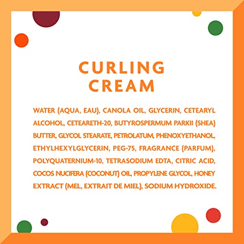 Cantu Care for Kids Paraben & Sulfate-Free Curling Cream with Shea Butter, 8 oz (Pack of 3) (Packaging May Vary)