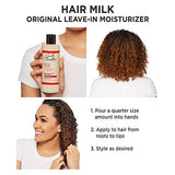 Curly Hair Products by Carols Daughter, Hair Milk Original Leave In Moisturizer For Curls, Coils and Waves, with Agave and Shea Butter, Hair Moisturizer For Curly Hair, 8 Fl Oz (Packaging May Vary)