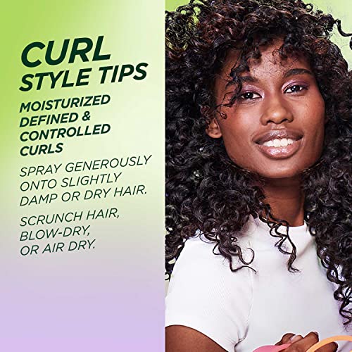 Garnier Fructis Style Curl Shape Defining Spray Gel for No Frizz, 8.5 Fl Oz, 3 Count (Packaging May Vary)