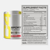 C4 Sport Pre Workout Powder Blue Raspberry - Pre Workout Energy with 3g Creatine Monohydrate + 135mg Caffeine and Beta-Alanine Performance Blend - NSF Certified for Sport | 30 Servings