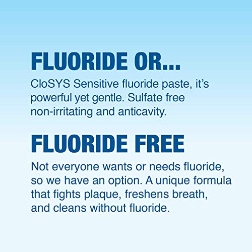 CloSYS Fluoride Toothpaste, 7 Ounce (2 Pack), Gentle Mint, Whitening, Enamel Protection, Sulfate Free, 7 Ounce (Pack of 2)