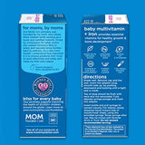 Mommys Bliss Baby Multivitamin + Iron, Daily Essential Vitamins for Immune Support, Healthy Growth & Bone Development, Age 2 Months+, 30 ml, Liquid