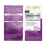 LOreal Paris Wrinkle Expert 55+ Anti-Wrinkle Eye Cream with Calcium, Reduce Crows feet 1.7 fl. Oz