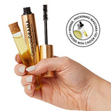 Grande Cosmetics GrandeDRAMA Intense Thickening Mascara with Castor Oil, Volumizing, Conditioning, Buildable Formula