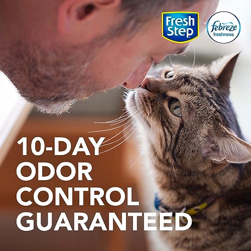 Fresh Step Lightweight Clumping Cat Litter, Advanced, Extreme Odor, Extra Large, 25 Pounds total, (2 Pack of 12.5lb Boxes)