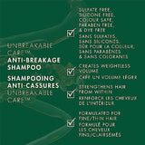 Nexxus Unbreakable Care Anti-Breakage Shampoo With Keratin, Collagen, Biotin For Fine And Thin Hair Sulfate Free Shampoo 13.5 oz