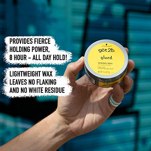 Got2b Glued Spiking Hair Wax, Fierce Holding Power, 2 oz