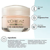 LOreal Paris Dermo-Expertise Eye Defense Eye Cream with Caffeine and Hyaluronic Acid 0.5 oz