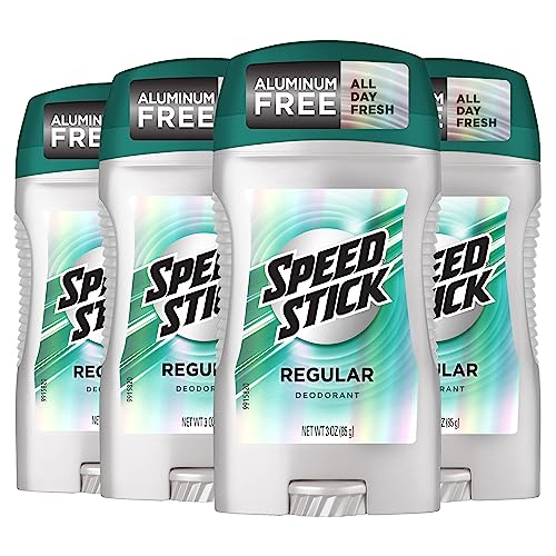 Speed Stick Men's Deodorant, Ocean Surf, 3 Ounce, 4 Pack, Packaging may Vary