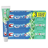 Crest + Scope Complete Whitening Toothpaste, Minty Fresh, 5.4 Oz (Pack of 3)