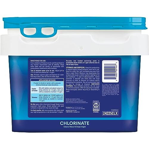 Clorox Pool&Spa XtraBlue 3 Long Lasting Chlorinating Tablets 25 lb