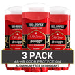 Old Spice Aluminum Free Deodorant for Men, Swagger Scent, 3.8oz Pack of 3