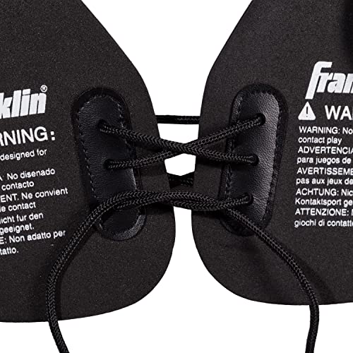 Franklin Sports Kids Costume Football Shoulder Pads - Lightweight Dress Up Shoulder Pads for Youth + Toddlers - Perfect for Halloween Football Costumes,Black