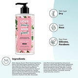 Love Beauty and Planet Delicious Glow Body Lotion for Soft, Glowing Skin Murumuru Butter & Rose Natural Ingredients, Plant-Based Moisturizers, Vegan, Cruelty-Free 13.5 oz