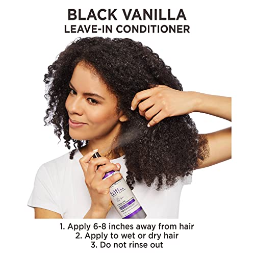 Carols Daughter Black Vanilla Moisturizing Leave In Conditioner Spray - Made with Castor and Rosemary Oil, 8 fl oz