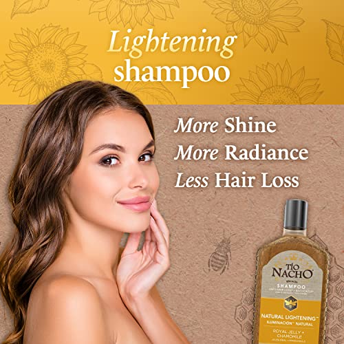 Tio Nacho Natural Lightening and Volumizing Shampoo with Royal Jelly and Chamomile, 14 Ounces