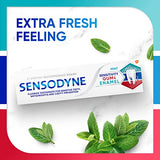 Sensodyne Toothpaste Sensitivity Gum and Enamel, Triple Protection, Refreshing Fluoride Toothpaste, Mint Flavor - 3.4 Ounces x 3