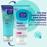 Clean & Clear Oil-Free Deep Action Exfoliating Facial Scrub, Cooling Daily Face Wash With Exfoliating Beads for Smooth Skin, Cleanses Deep Down to the Pores to Remove Dirt, Oil & Makeup, 7 oz