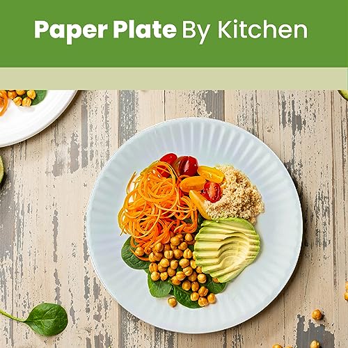 Perfect Stix Paper Plate by Kitchen Essentials, 9 (Pack of 300)