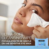 Neutrogena Fragrance-Free Makeup Remover Cleansing Towelette Singles, Individually-Wrapped Daily Face Wipes to Remove Dirt, Oil, Makeup & Waterproof Mascara for Travel & On-the-Go, 20 ct (Pack of 6)