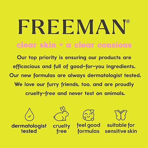 Freeman Renewing Cucumber Peel-Off Gel Facial Mask, Face Mask Refreshes Skin, Aloe Soothes & Moisturizes, Get Rejuvenated Skin, For Normal & Combination Skin, 6 fl. oz./175 mL Tube