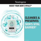 Neutrogena Ultra Gentle Foaming and Hydrating Face Wash for Sensitive Skin, Gently Cleanses Without Over Drying, Oil-Free, Soap-Free, 16 fl. oz