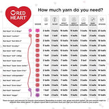 Red Heart Super Saver Yarn, 3 Pack, White 3 Count