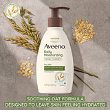 Aveeno Daily Moisturizing Face Cleanser with Soothing Oat, Easy-to-Rinse Cleanser Removes Dirt, Oil & Other Impurities & Leaves Skin Feeling Soft & Supple, Fragrance-Free, 12 fl. oz