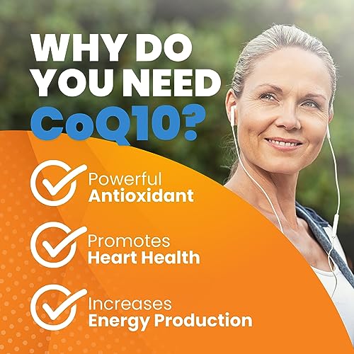 Doctor's Best High Absorption CoQ10 with BioPerine, Gluten Free, Naturally Fermented, Heart Health, Energy Production, 100 mg, 120 Count