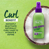 Garnier Fructis Style Curl Renew Reactivating Milk Spray, for Naturally Curly Hair, 5.0 Fl Oz, 3 Count (Packaging May Vary)