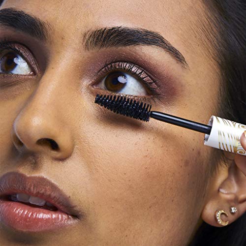 Pacifica Beauty, Stellar Gaze Length & Strength Black Mascara, For Volume and Length, Vitamin B + Coconut, Natural Lash Effect, Silicone, Sulfate & Paraben Free, Vegan and Cruelty Free