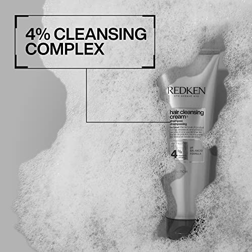 Redken Detox Hair Cleansing Cream Clarifying Shampoo | For All Hair Types | Removes Buildup & Strengthens Cuticle | 8.5 Fl Oz