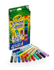 Crayola Washable Pip Squeaks Skinnies Markers, 16 Count, School Supplies, Gifts for Boys and Girls