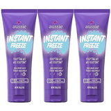 Aussie Instant Freeze Sculpting Maximum Hold Hair Gel with Jojoba Oil, Sea Kelp and Australian Aloe, 7 Oz (Triple Pack)