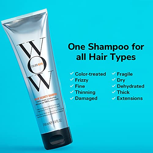 COLOR WOW Color Security Shampoo - Sulfate Free & Residue-Free Formula | Healthy Looking Hair & Scalp