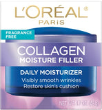 L'Oreal Paris Collagen Daily Face Moisturizer, Reduce Wrinkles, Face Cream 3.4 oz