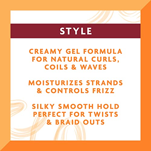 Cantu Moisturizing Twist & Lock Gel with Shea Butter for Natural Hair, 13 oz (Packaging May Vary)