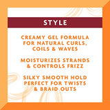 Cantu Moisturizing Twist & Lock Gel with Shea Butter for Natural Hair, 13 oz (Packaging May Vary)