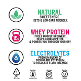 Protein2o 15g Whey Protein Infused Water, Tropical Coconut, 16.9 oz Bottle (Pack of 12)